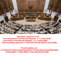 Mandatory Payment:=6 trilion €, from: